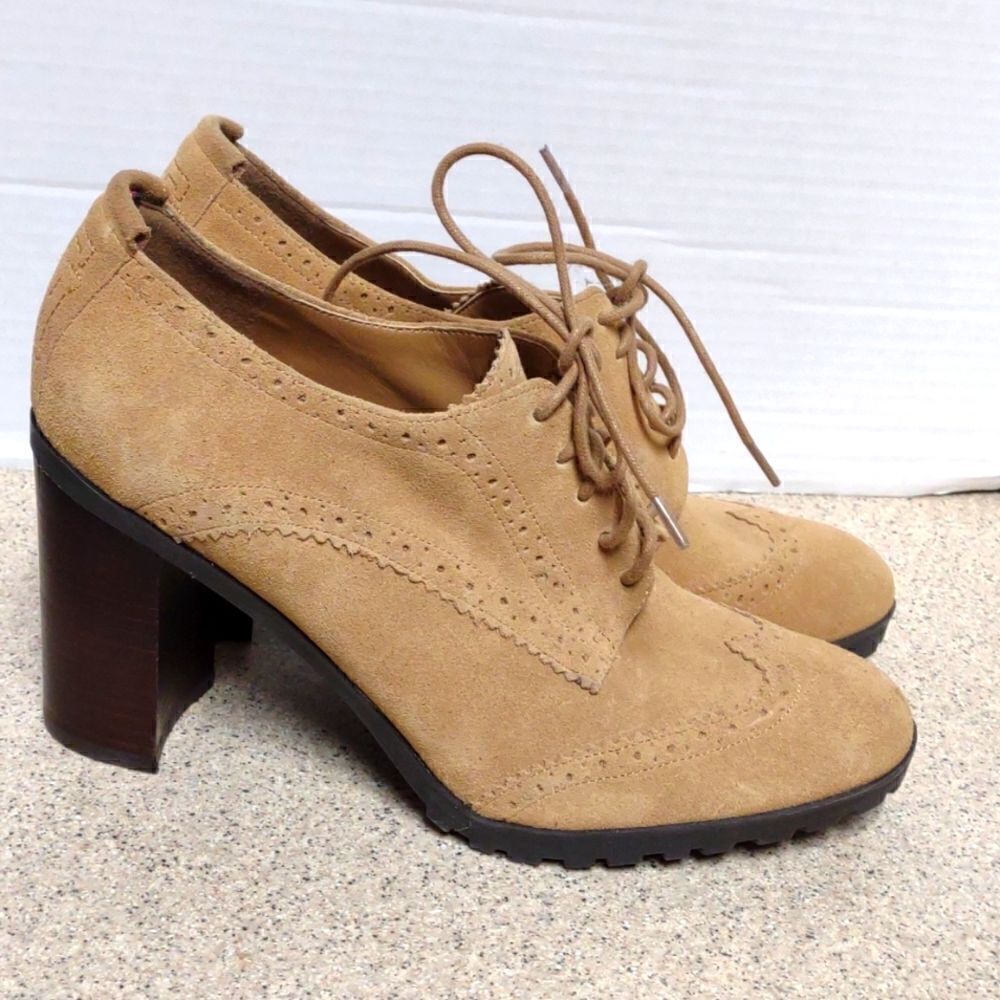 👍 Vintage Tommy Suede Heels Size 9.5                 A2